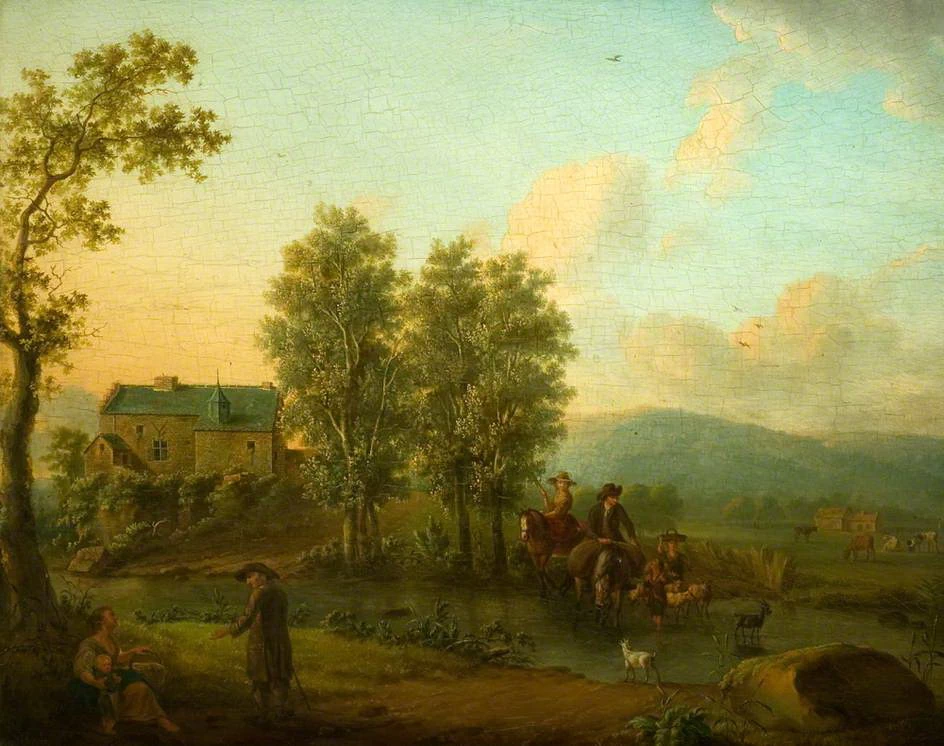 Paesaggio con figure